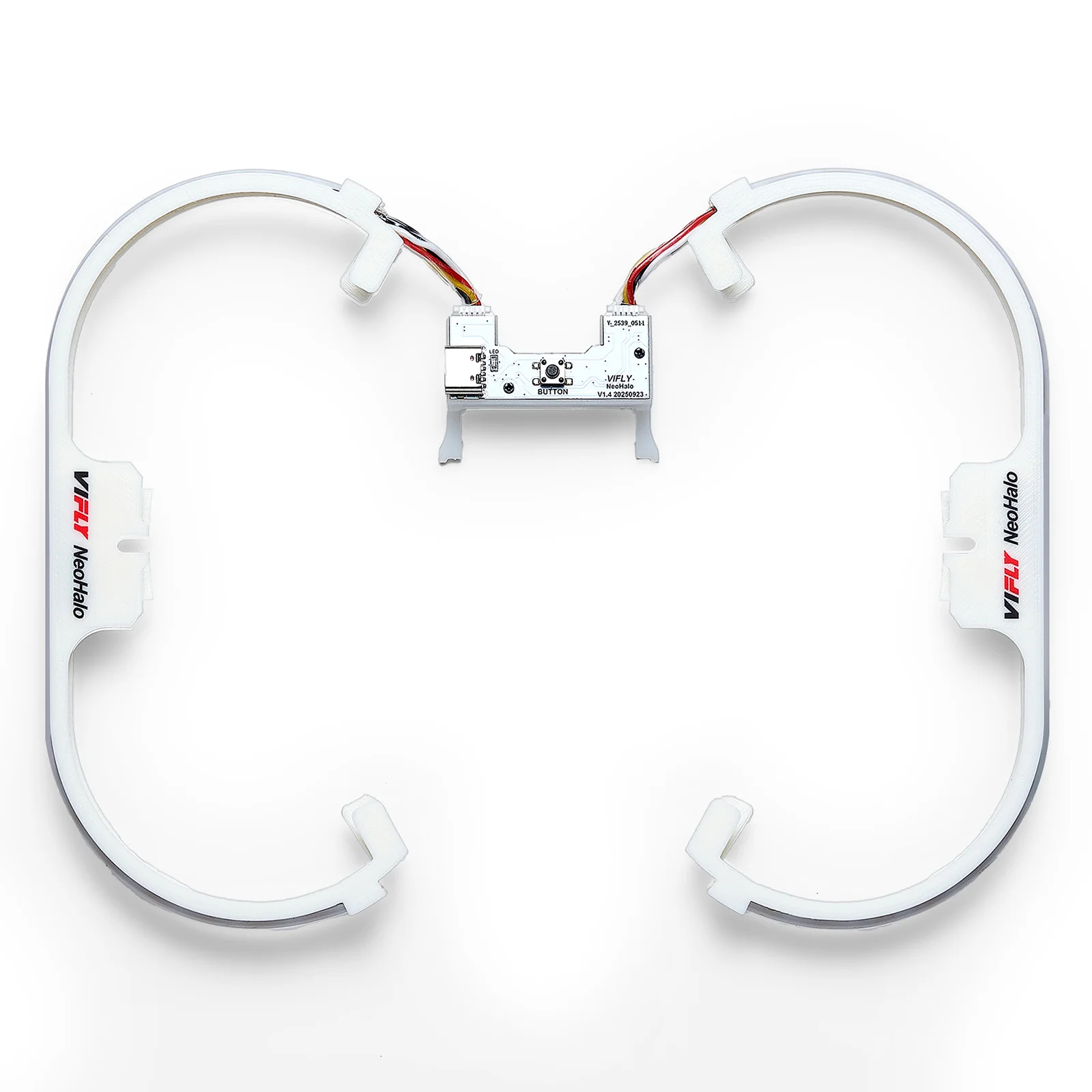 Faixa de luz LED VIFLY NeoHalo para modos dinâmicos multicoloridos DJI Neo traz shows de voo noturno épico