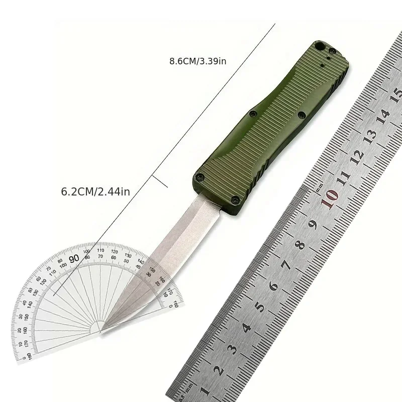 Outdoor BM 4850 Knife Tactical Pocket Knife 440C Blade Zinc Alloy Handle Mini Camping Hiking Self-defense Hunting Fishing Knives