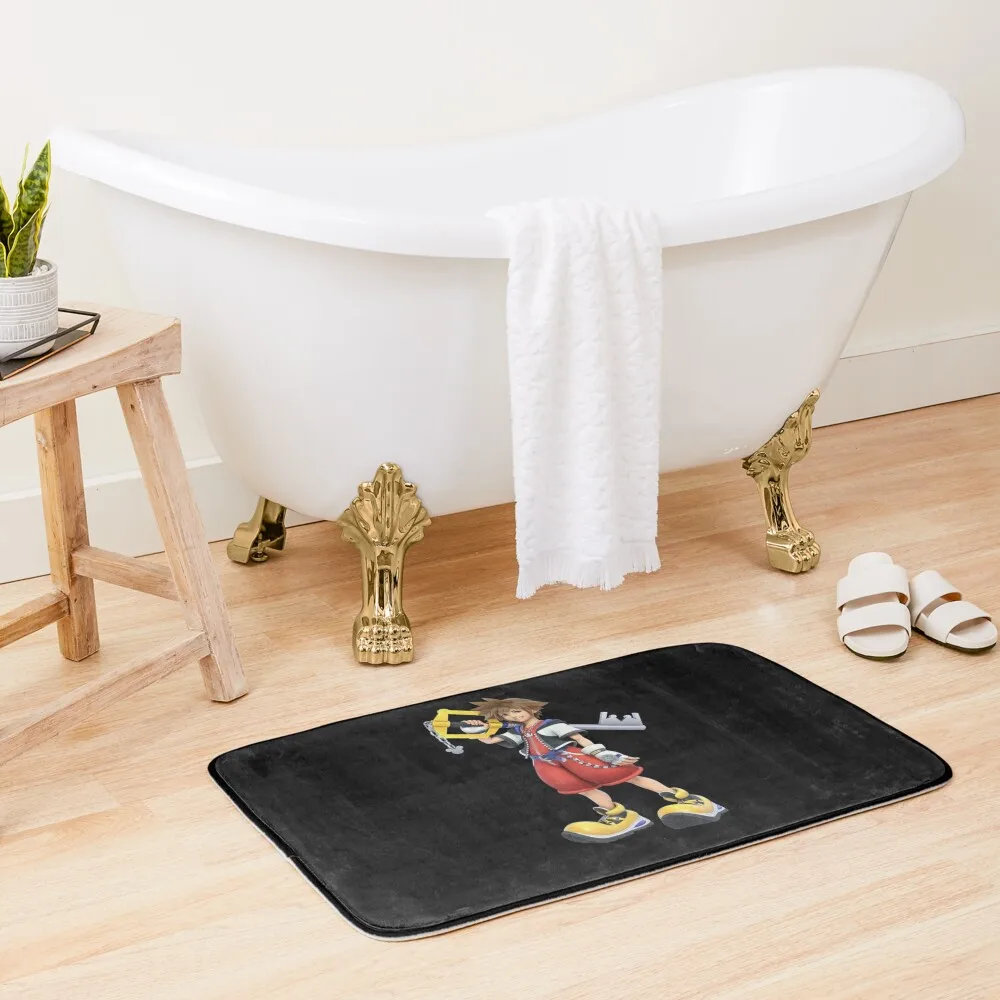 

Sora Smash Render Bath Mat Waterproof Bathroom Rugs Bathroom Use Carpet Rug Slip-Resistant Home Entrances Mat
