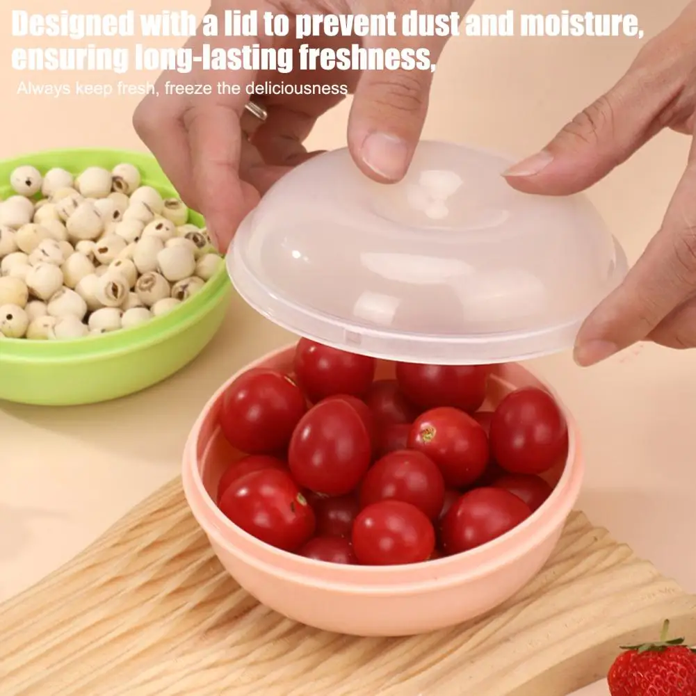 Bagel Storage Container Bread Bagel Keeper Round Bagel Box with Airtight Lid Bread Freshness Keeper Container for Fruit