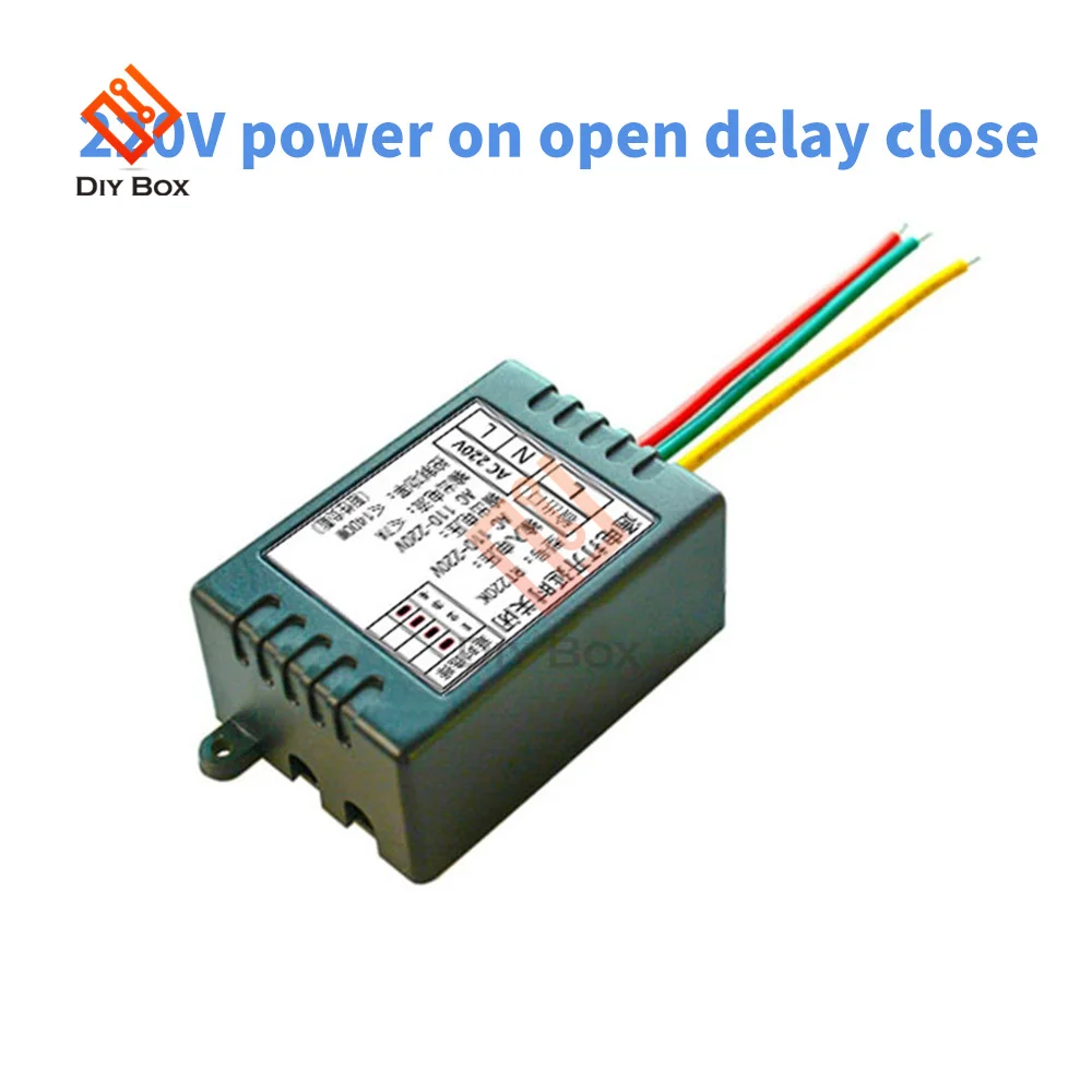 AC 110V 220V Power-ON Delay Relay Module Voltage Output Adjustable Switch Timer Delay Controller AC110-250V YS-RT220K