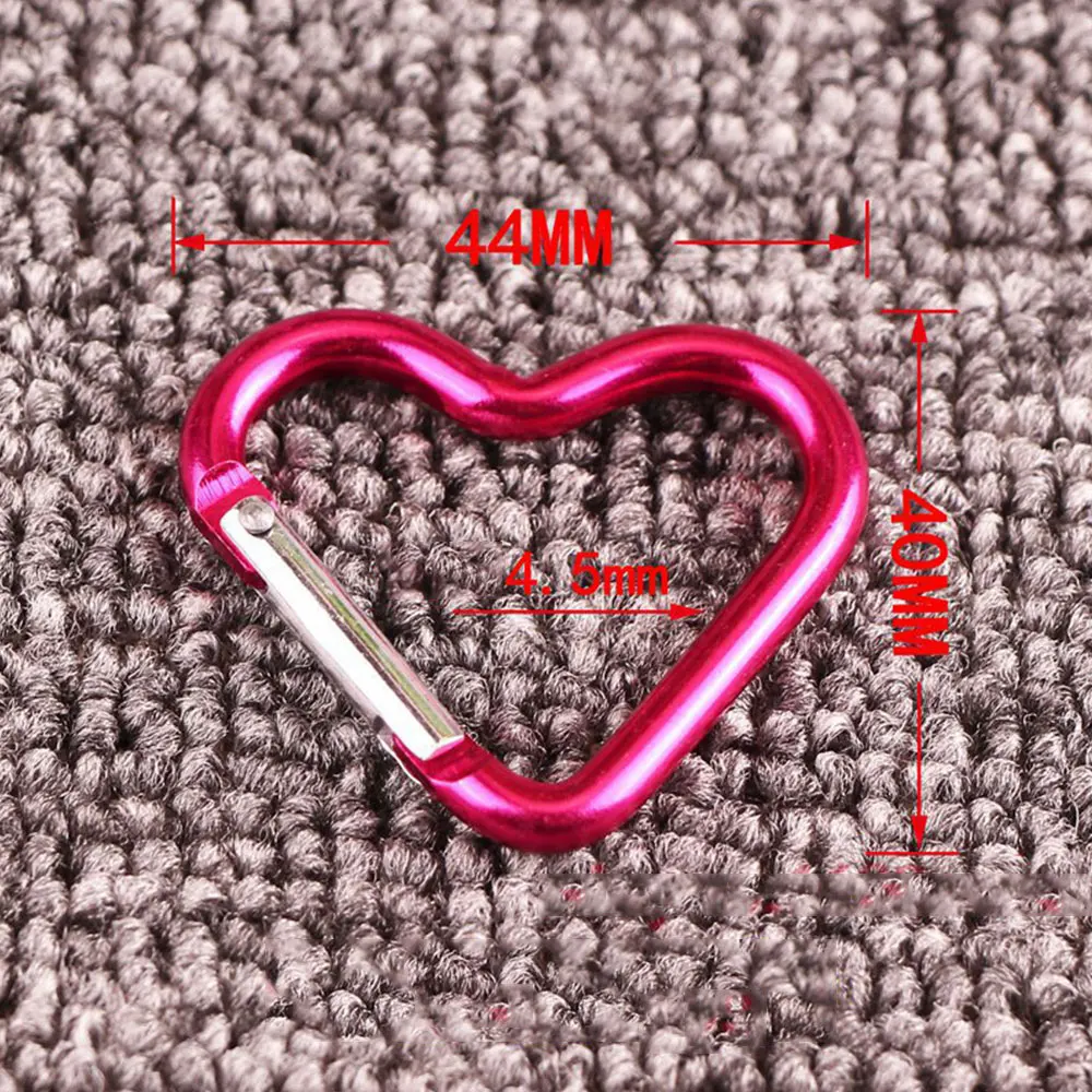 Backpack Keychain Multifunctional Versatile Convenient Stylish Durable Outdoor Tool Camping Equipment Heart-shaped Carabiner