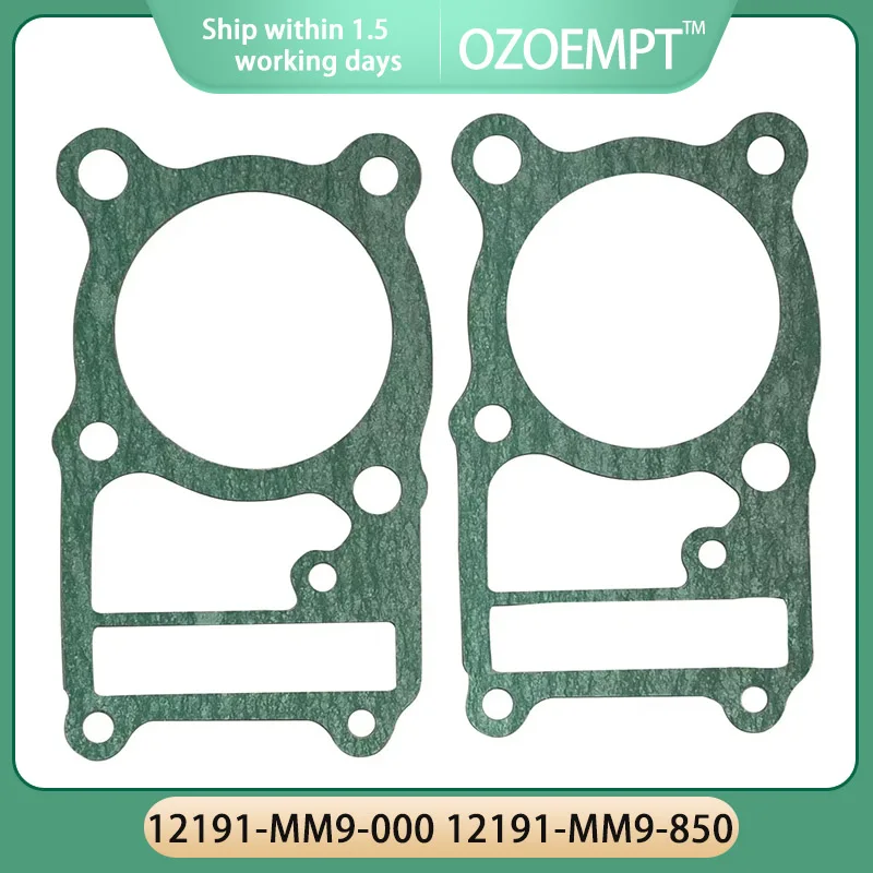 OZOEMPT GASKET CYLINDER For  XL600V Transalp 87-88  VT500C Shadow 83-86 OEM: 12191-MM9-000 12191-MM9-850