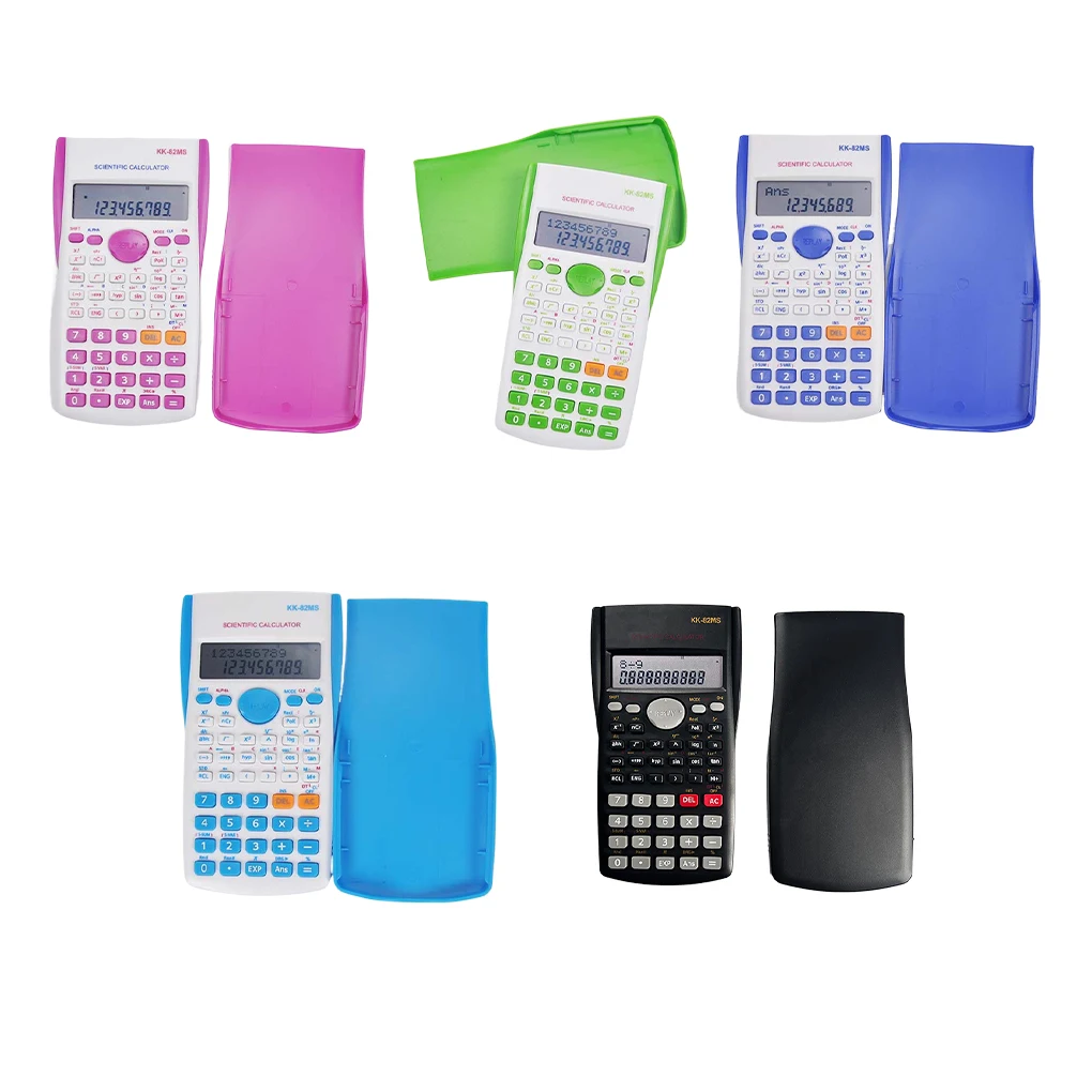 Student Simple Portable Big Screen Function Calculator Multifunctional Scientific Calculator Stationery School Office Supplies