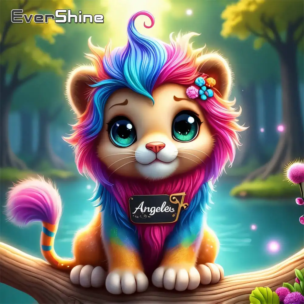 

Evershine алмазная живопись собака животное мультфильм полная квадратная круглая Алмазная мозаика для ванной комнаты DIY ремесленный комплект домашний декор