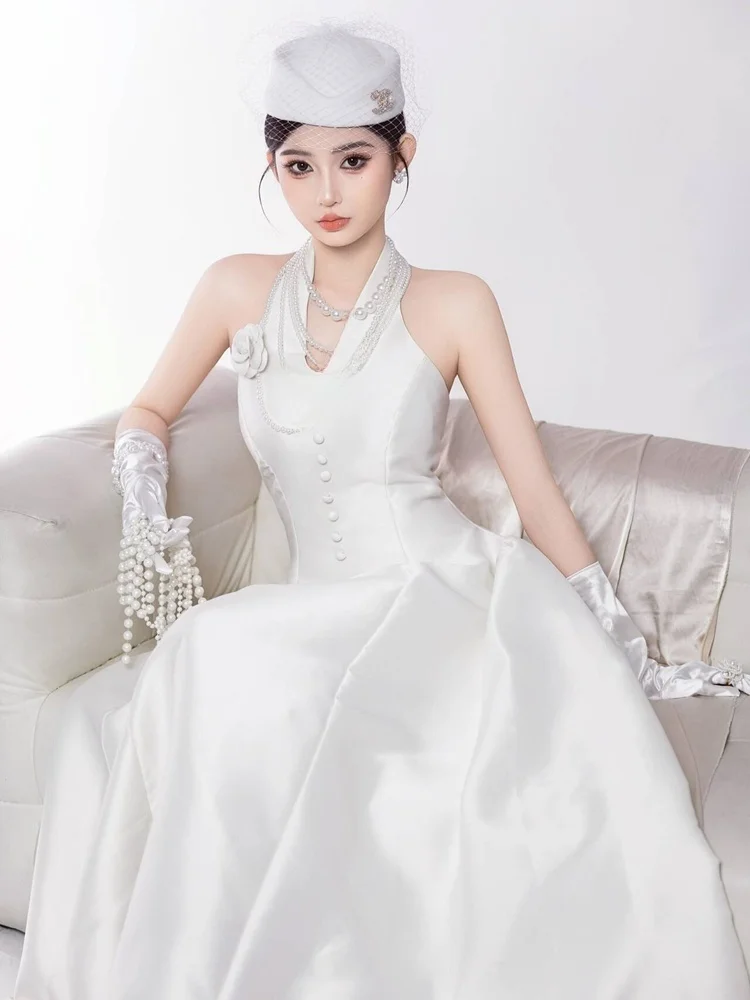 

Новая коллекция 2026: Винтажная одежда в стиле Хепберн для портретной фотосъемки в студии, корейская атмосфера, образ богини, модная женская одежда для фотосессий