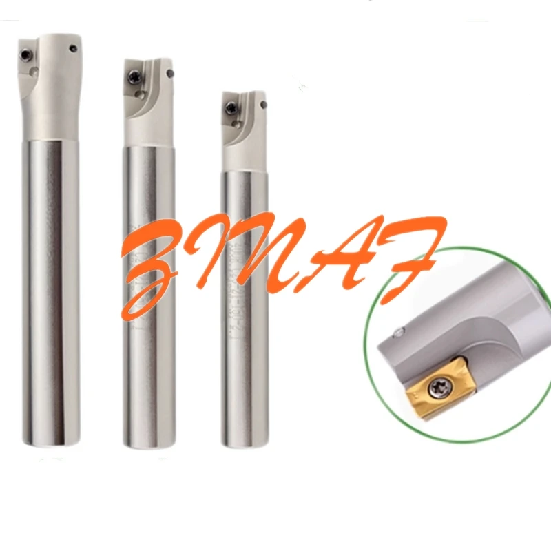 Fresa Bat400r 25 Mm35 mm Comprimento 150250 mm 2t 3t Suporte de Ferramenta de Fresagem Fresa Facial para Inserção de Carboneto Apmt1604 Conjunto