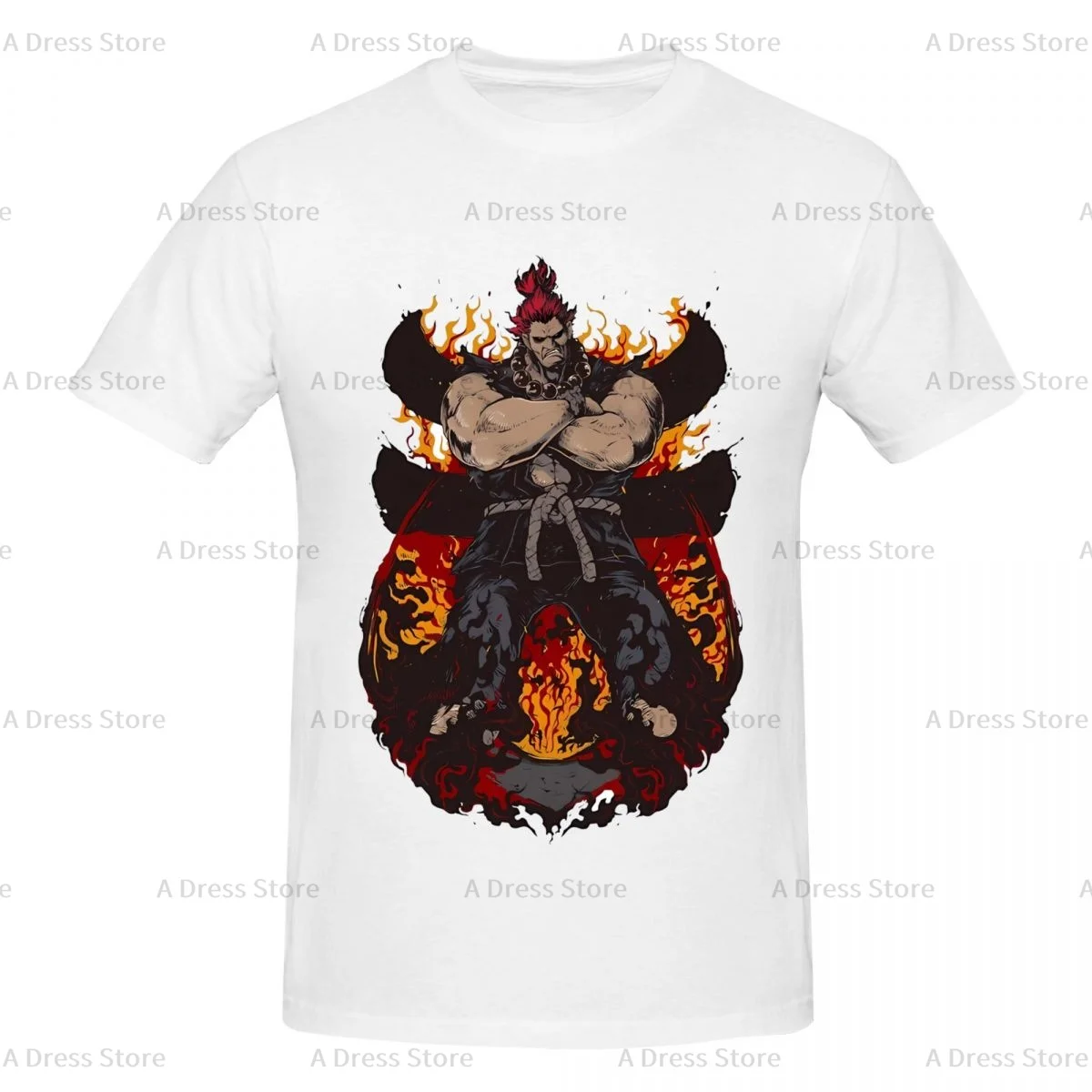 

Street Fighter Game Men's round neck T-shirt,Oversized print Tee Shirt,Casual Large Size Tshirt