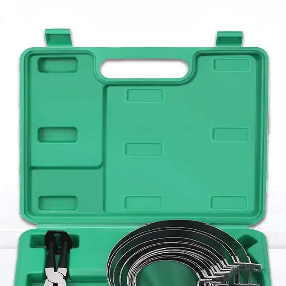 Piston Ring Installer Engine Cylinder Compression Tool Automotive Repair Gadget Manganese Steel Professional Accessory Set