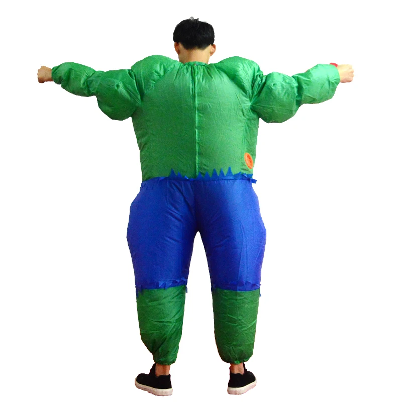 Adult Fatty Hulk Inflatable Costume Anime Suits Mascot Halloween Party Cosplay Costumes for Man Woman Boys Girls