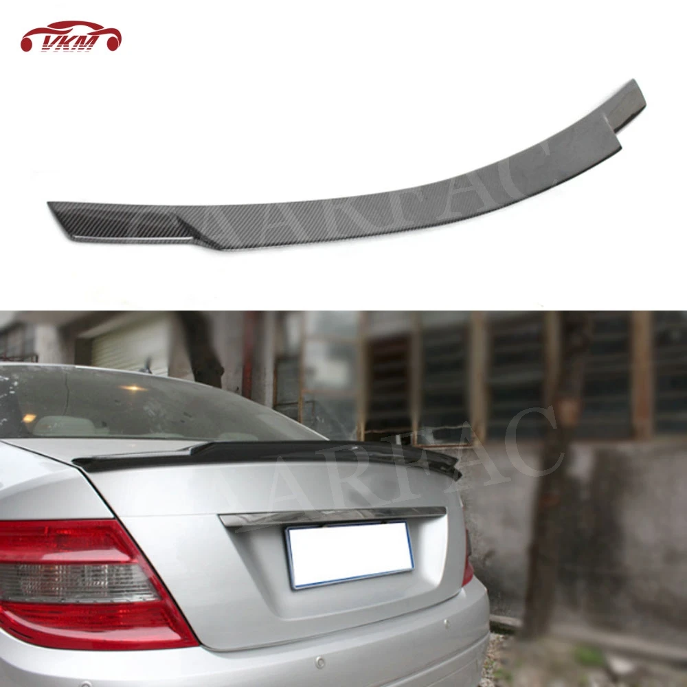 

Carbon Fiber Rear Boot Spoiler Wings For Benz W204 C180 C200 C260 C280 C300 Spoiler 2008-2014 Car Boot External Decoration