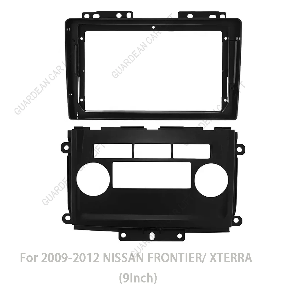 For 2009-2012 NISSAN FRONTIER/ XTERRA (9INCH)Car Radio Fascias Android GPS MP5 Stereo Player 2 Din Head Unit Panel Dash Frame