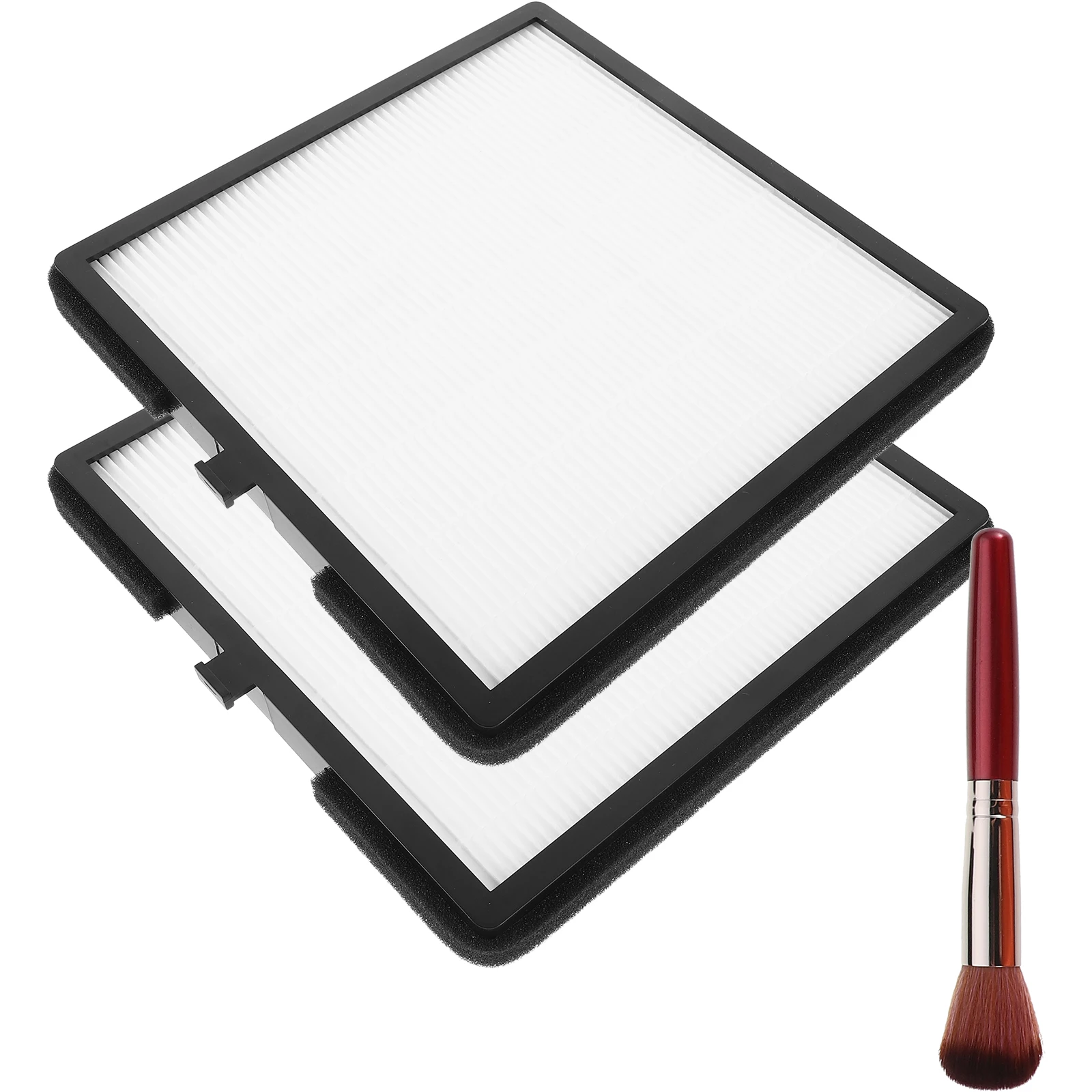 

2Pcs Nail Dust Collector Filter High Efficiency Reusable Manicure Vacuum Replacement for Salon Home Use Nail Brush Included