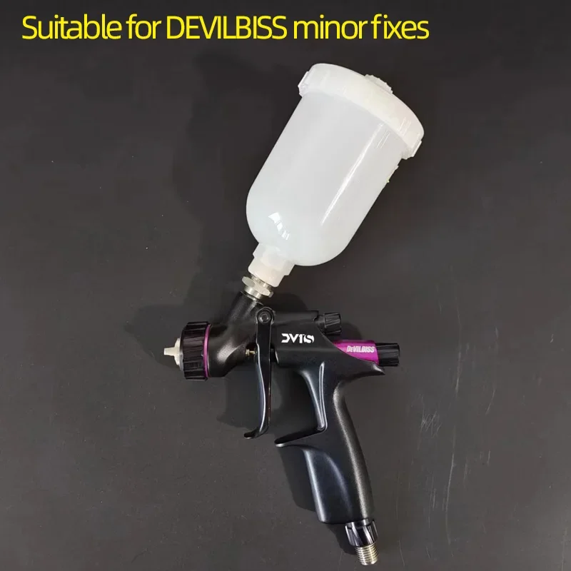 Suitable For DEVILBISS Small Repair Spray Gun Pot 250ml Plastic Gun Cup Gun Can Pneumatic Tool Accessories