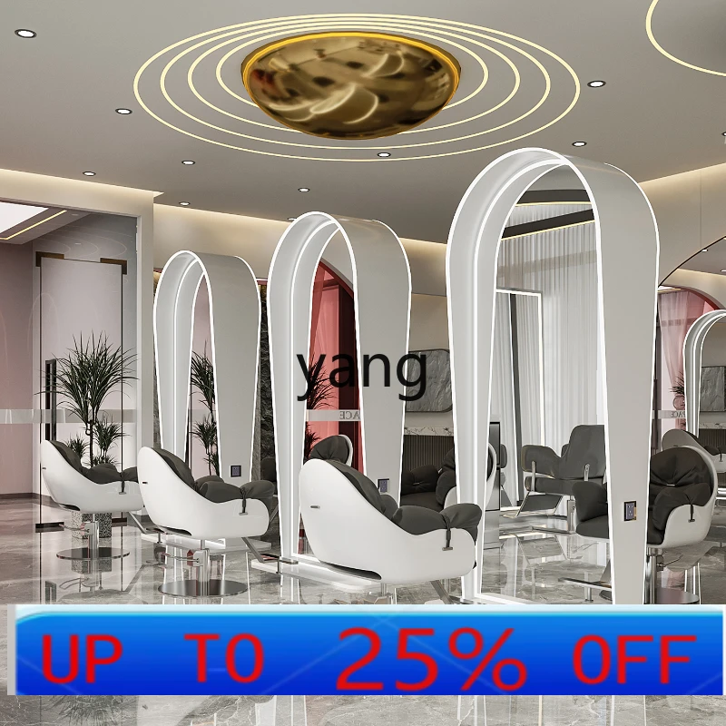 LH barber shop single and double-sided floor-to-ceiling mirror perm and dyeing area hair salon mirror table hair salon special