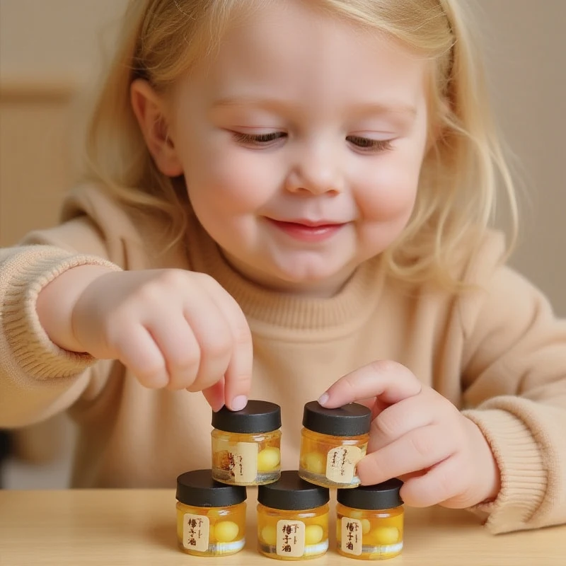 

1 Piece Doll Kitchen DIY Accessories 1/12 Scale Miniature Dollhouse Fruit Wine Bottle Pretend Play Food Toy