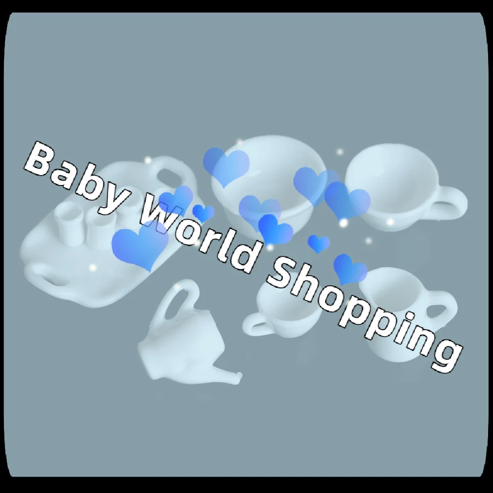 

Набор миниатюрной посуды для кукольного домика, 10 предметов: чайный сервиз, тарелки, чашки