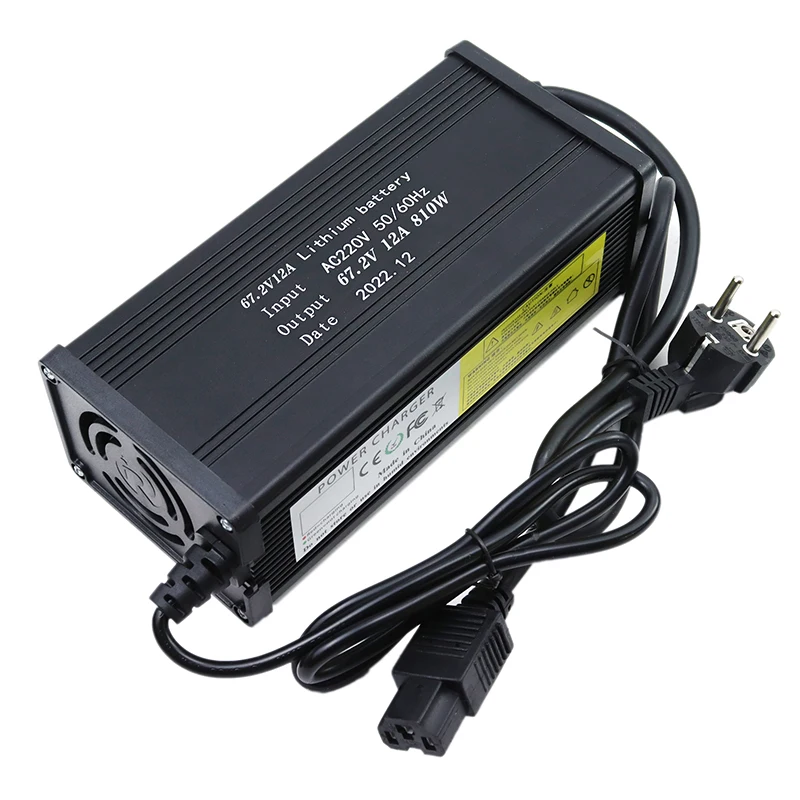 54.6V/67.2V/84V 5A 8A 10A 12A 15A 20A Lithium Battery Charger For13S 16S 20S 48V 60V 72V Li-ion Cell Fast Charger Aluminium case