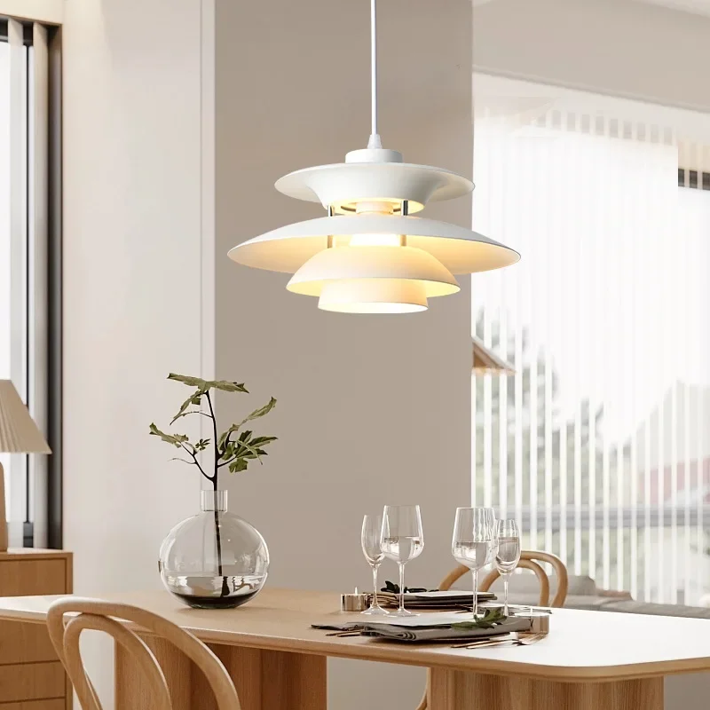 

Nordic Art Lamp Pendant Lamps Danish Restaurant Led Chandelier Lighting Creative Dining Table Lantern Indoor E27 Fixture