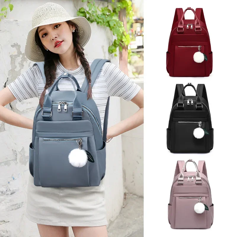 Zaino da donna Oxford di moda borsa da viaggio impermeabile di alta qualità per borsa da scuola concisa Casual da donna per ragazza