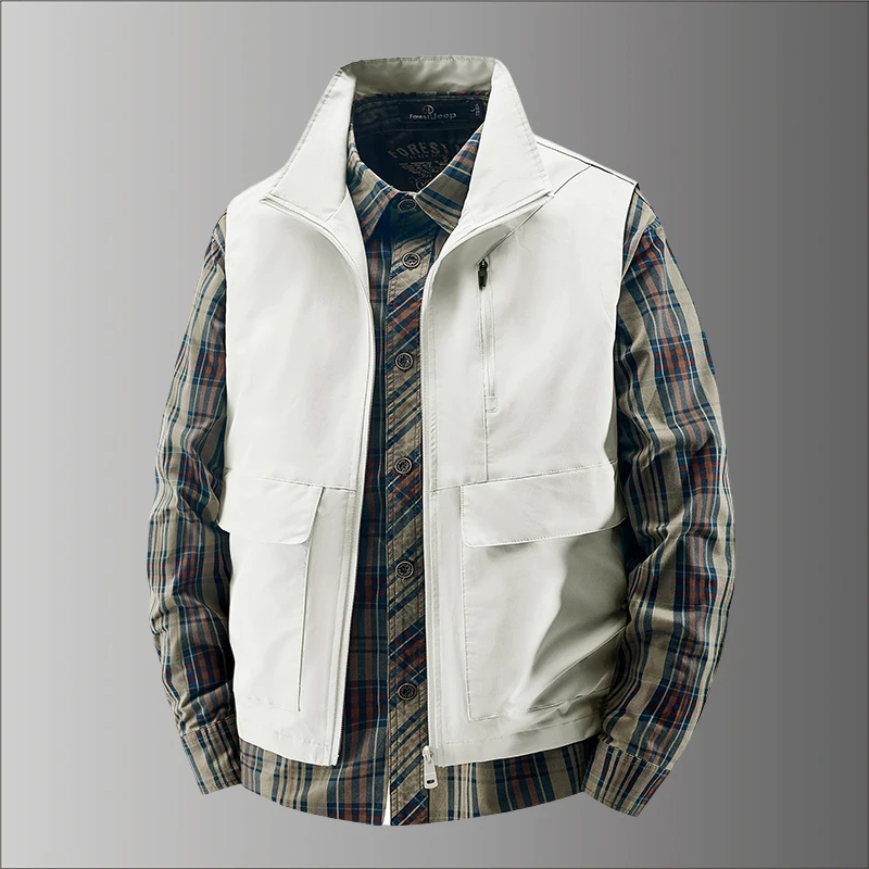 

New Autumn and Winter Men's Fashionable Versatile Camisole Comfortable Breathable High-quality Outdoor Casual Warm Vest