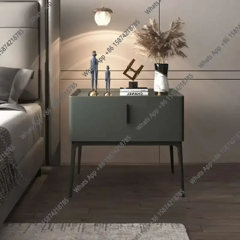 Zx O A Mesa de Cabeceira de Madeira Confortável, Cômodas Pequenas Completas, Mesas de Cabeceira Simples, Armários de Quarto Móveis