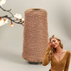 300g/ball Faux Fur Mink Yarn for Knitting Thread Double-sided Plush Crochet DIY Hand-knitted Scarf Shawl Sweater