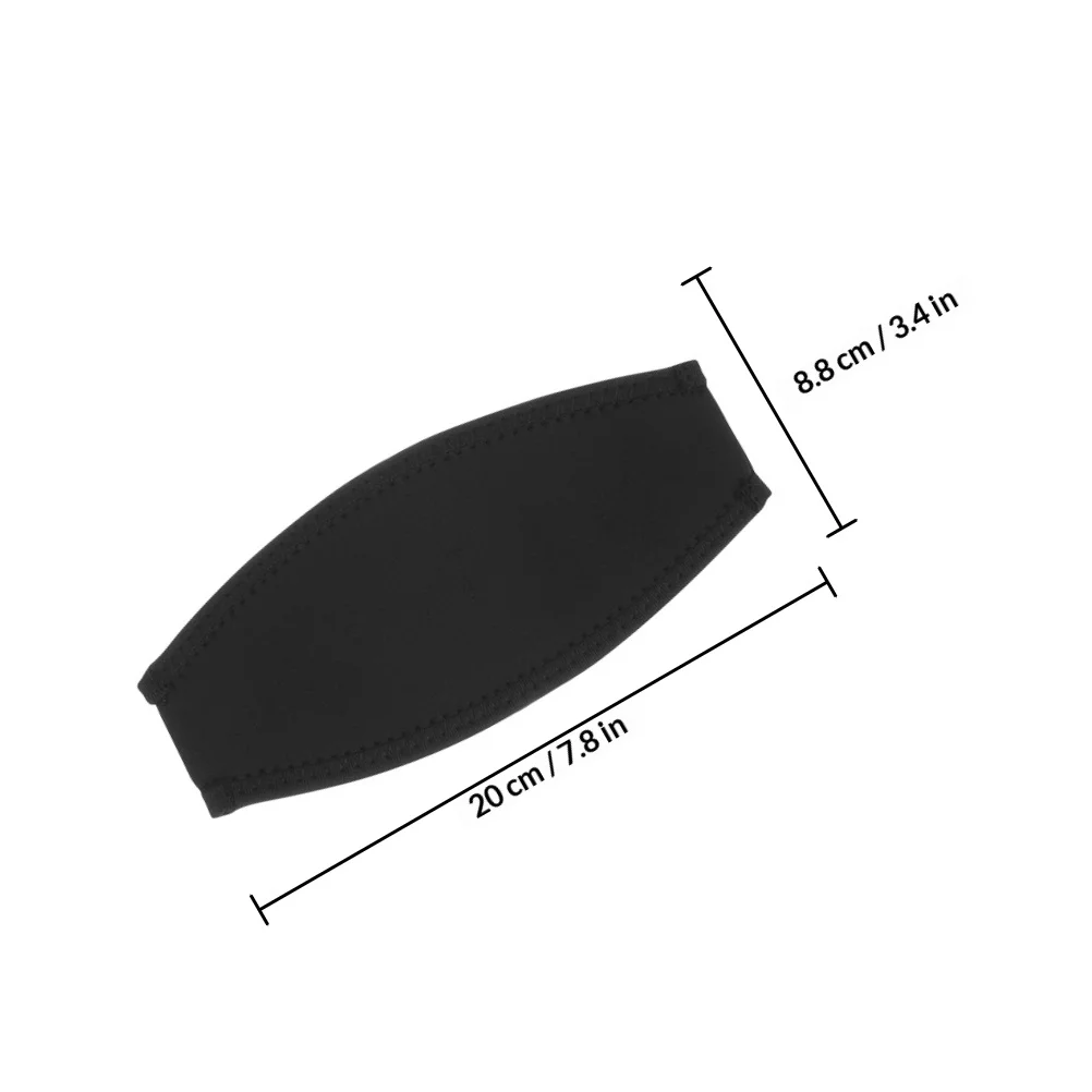 Capa de Neoprene para Alça de Máscara de Mergulho, Camada Protetora para Cinto de Natação, Proteção para Cabelo em Mergulho e Snorkeling