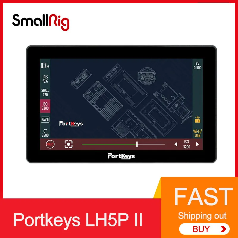 Portkeys LH5P II 5.5 2200NIT Full HD 4K Touch screen Monitor with bluetooth module portable monitor for rec key sony pansonic