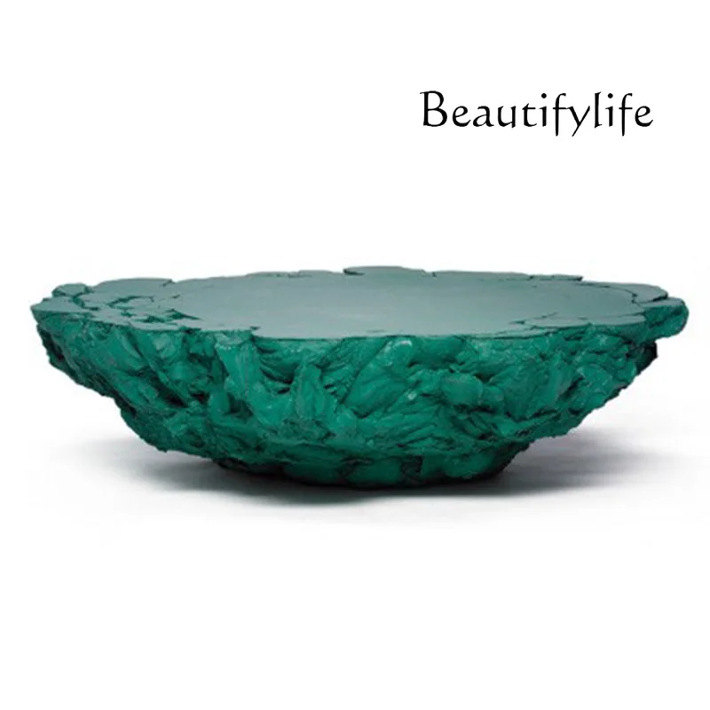 

Designer imitation rock coffee table creative special-shaped model room living room fiberglass fiber reinforced plastic stone