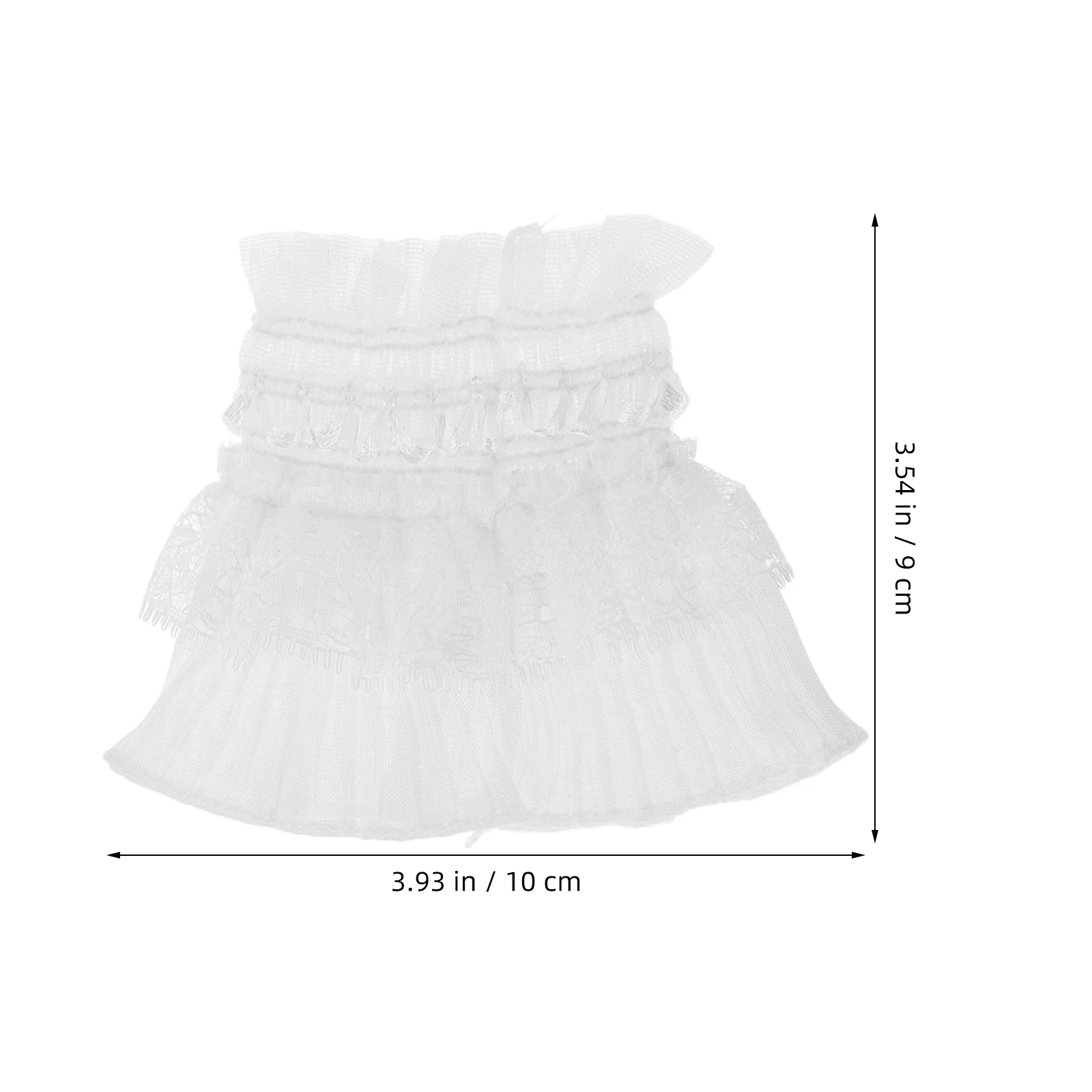 1 زوج انفصال نفخة الأكمام للنساء فستان الزفاف اكسسوارات وهمية كم الأصفاد الدانتيل المعصم الأصفاد زي الأكمام المرفقة