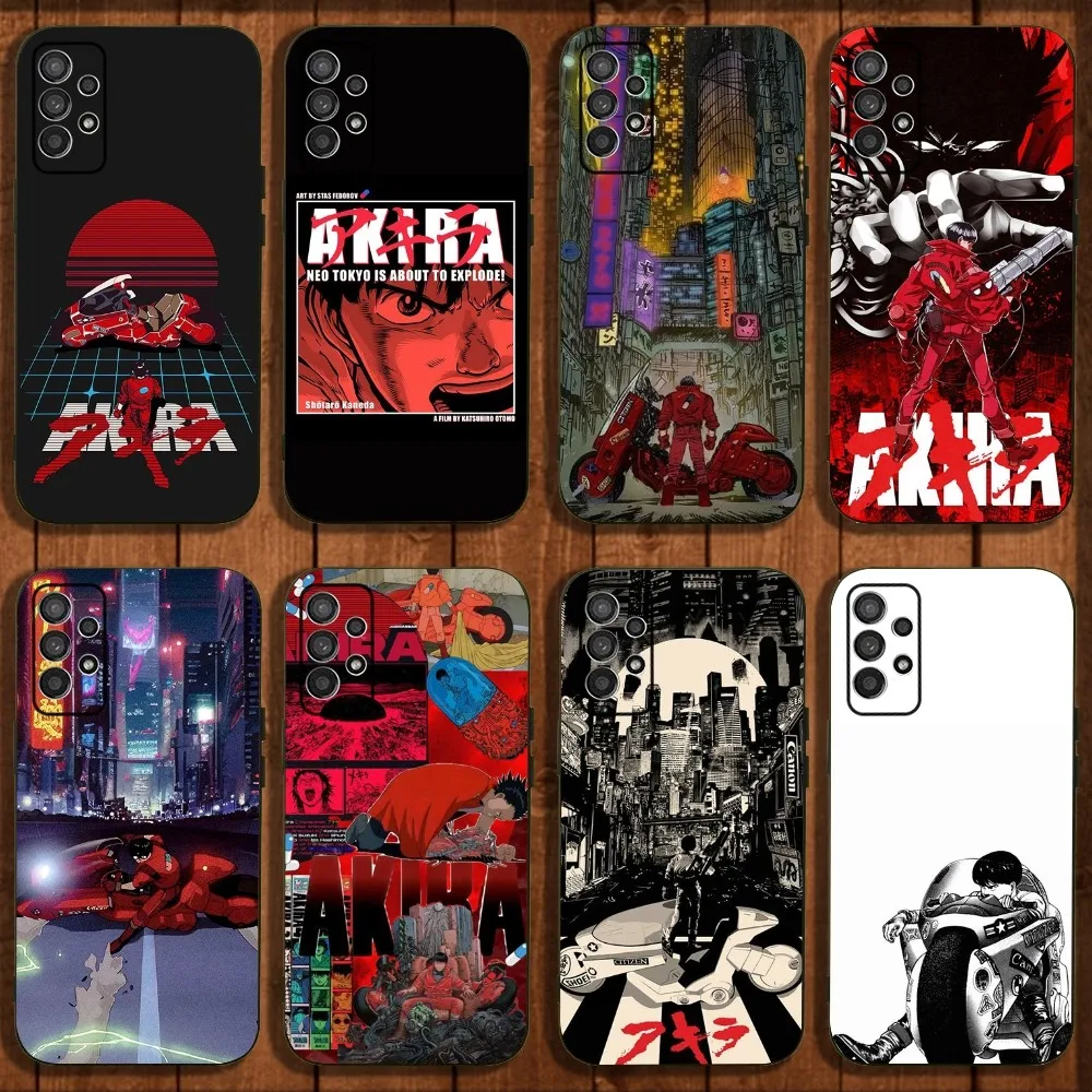 

AKIRA Motorcycle 90s Phone Case For Samsung Galaxy A13,A21s,A22,A31,A32,A52,A53,A71,A80,A91 Soft Black Cover