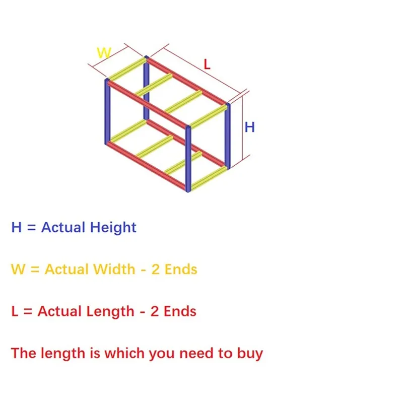 1/4 szt. Czerwony profil aluminiowy 2020 T-slot standard europejski 100-1000MM wytłaczanie aluminium seria 20x20mm do drukarki 3D CNC DIY