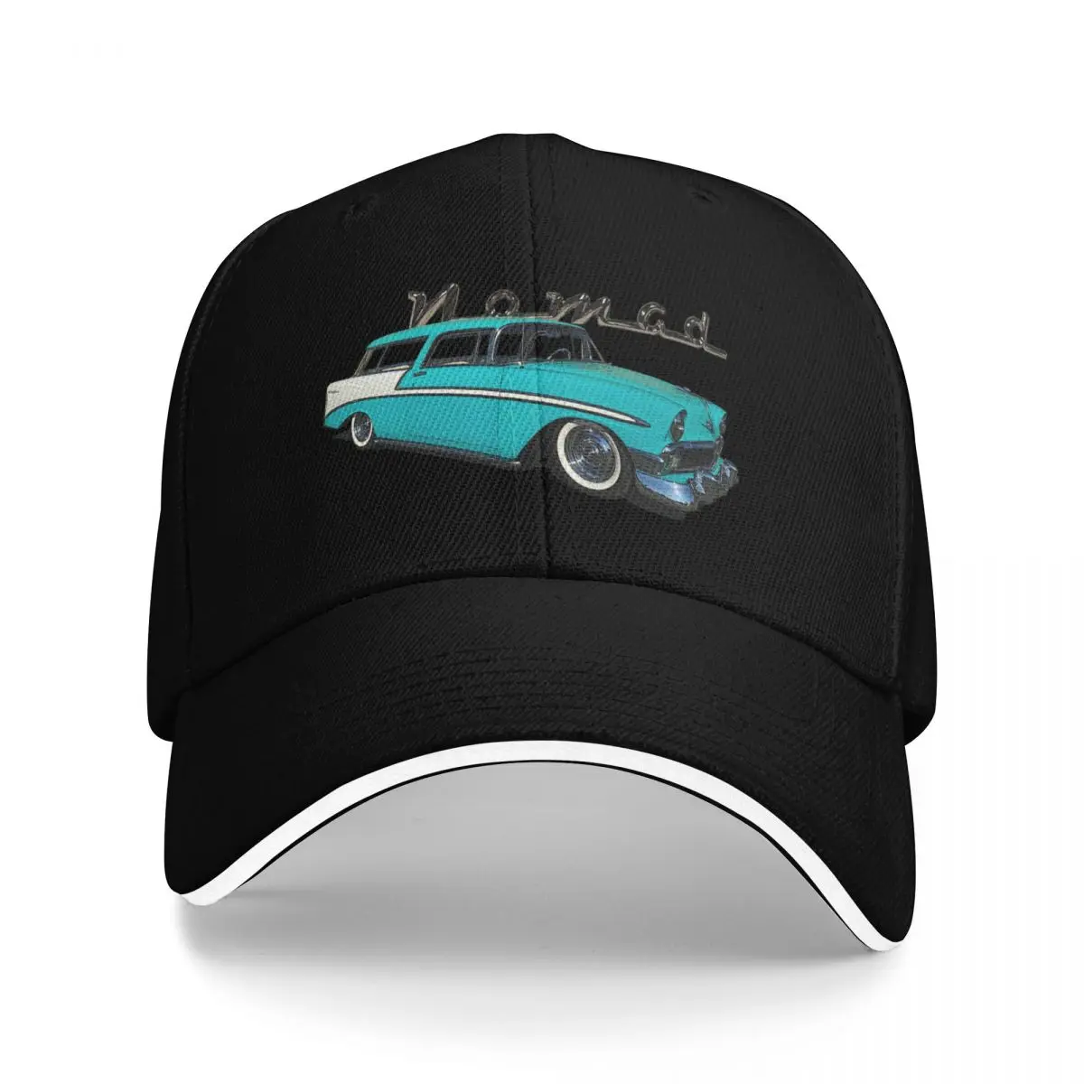 

1956 Chevy Nomad Custom Turquoise Baseball Cap Sun Cap Streetwear Women's Beach Outlet 2025 Men's