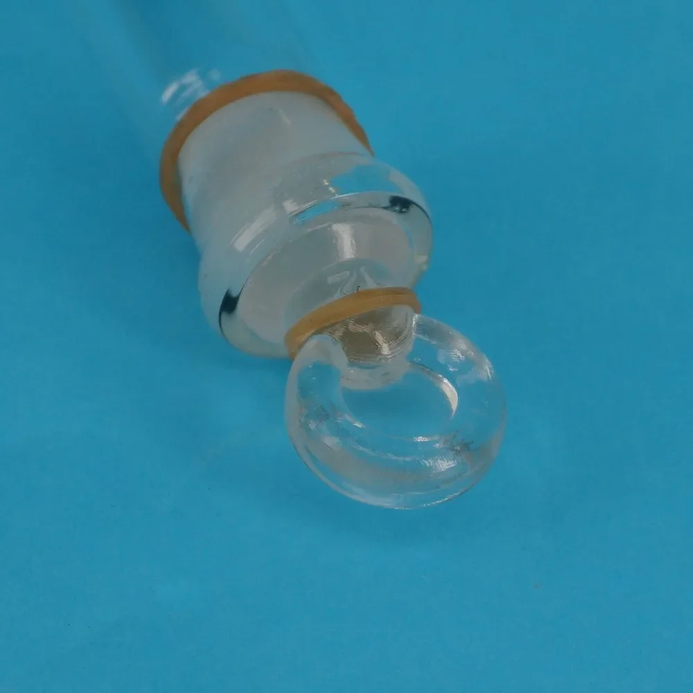 10ml Absolvierte Linie Lab Klar Glas Reagenzglas Runde Bottom mit Stopper