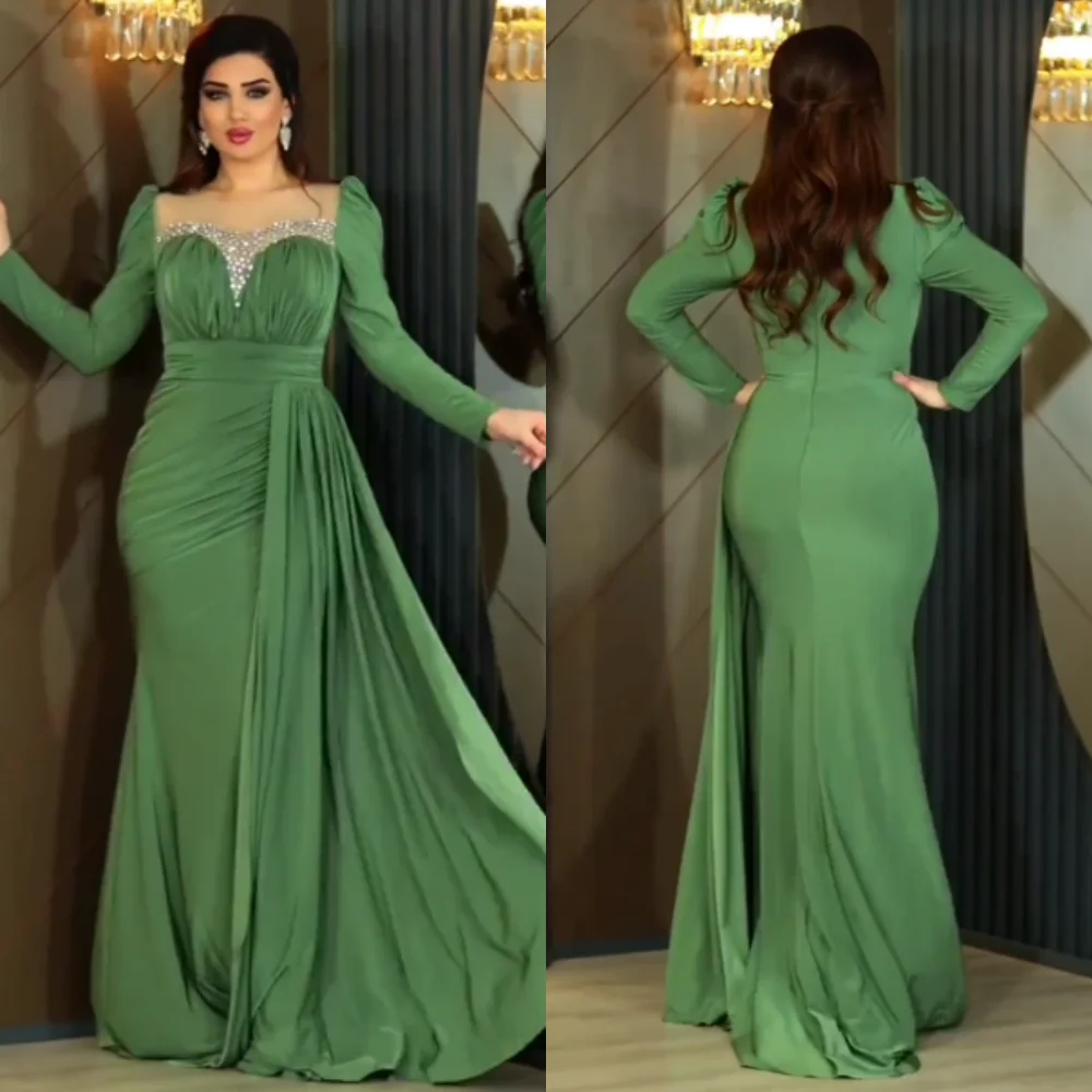 

Exquisite High Quality Sparkle Jersey Sequined Engagement Trumpet Sweetheart Bespoke Occasion Gown Long Dresses