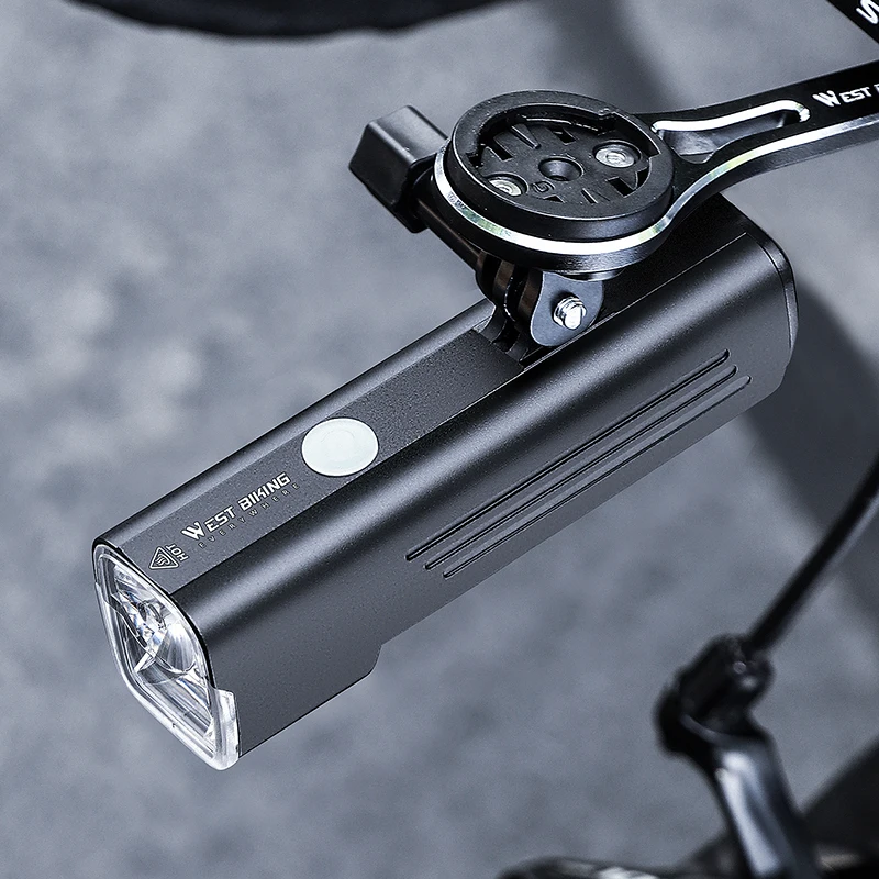 WEST BIKING Bicycle Headlight 1000 Lumens 4800mAh Bike Front Light Lightweight Waterproof 7 Modes Bike Light Cycling Accessories