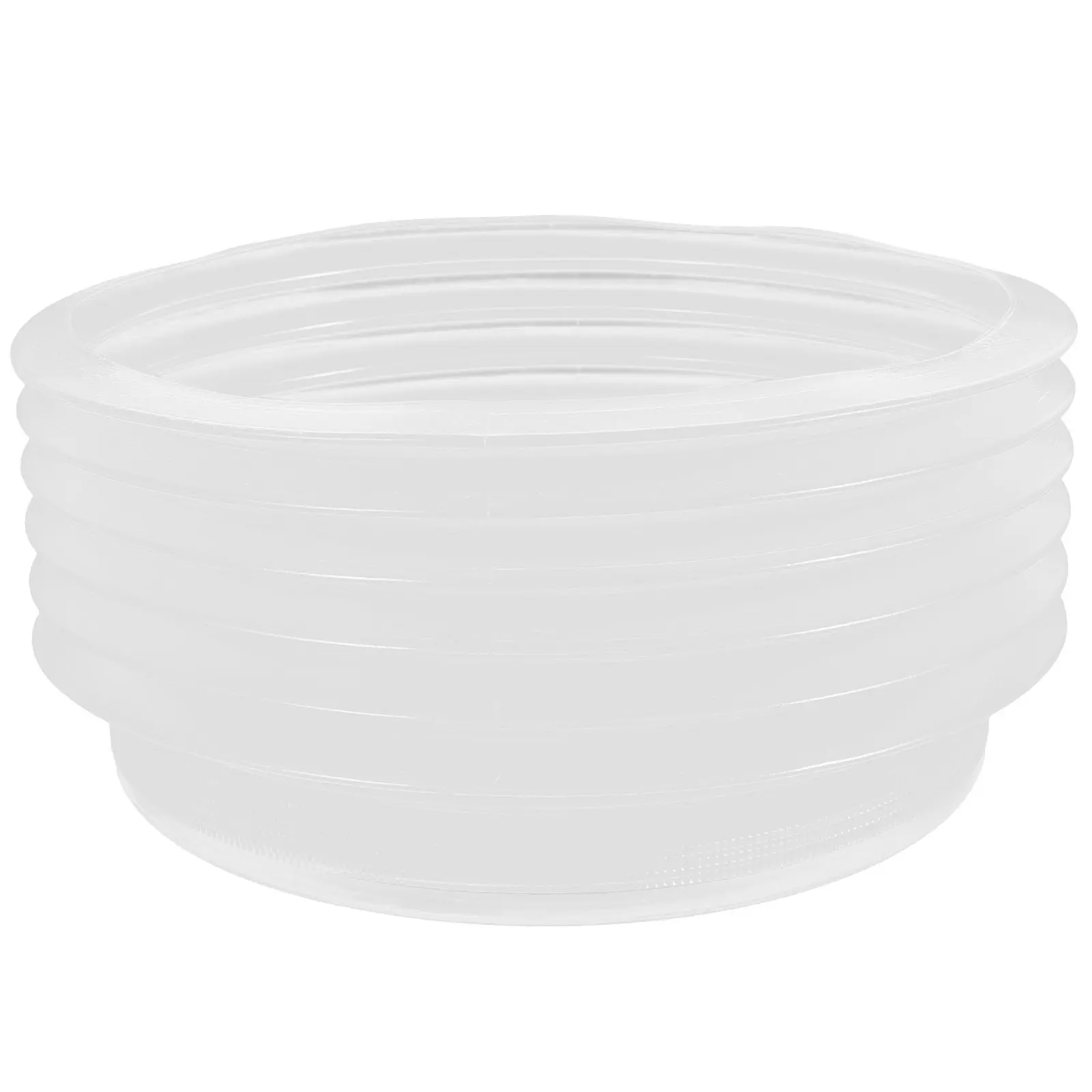 

Drill Dust Collector 125Mm Transparent Bottom Hole Saw Bowl Easy Install Reusable Dust Catcher for Drywall Recessed Lights