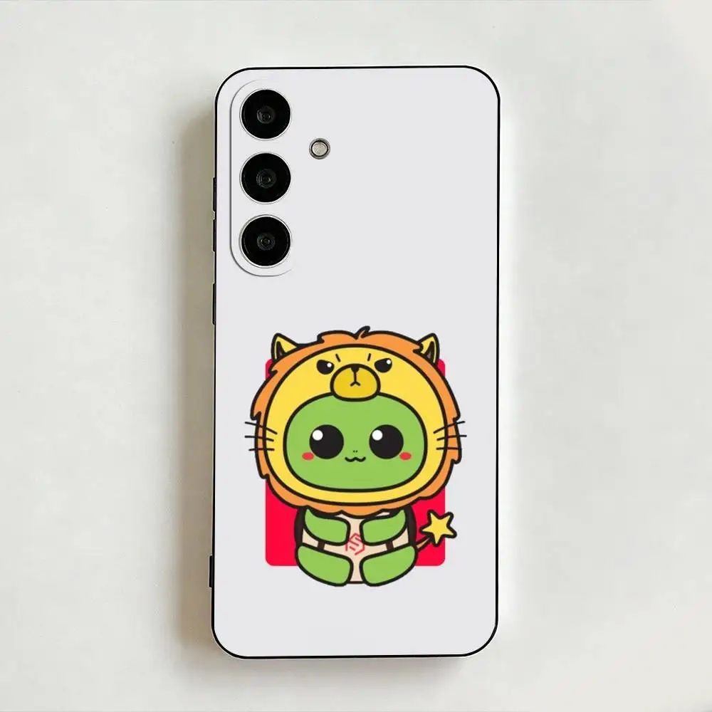M-Mascot-S GMMTV Cute Cartoon  Black Shell Phone Case For Samsung Galaxy A73,A72,A71,A70,A53,A52,Cover Others Soft