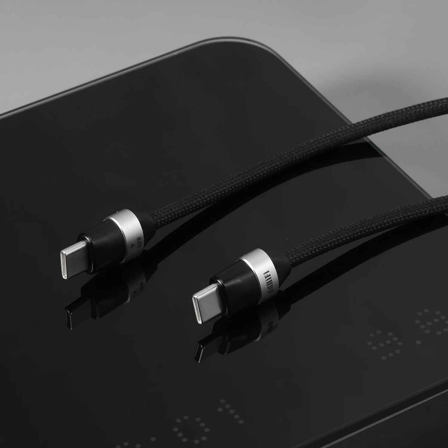 Kabel szybkiego ładowania DD ddHiFi PC02-Black 60W PD, lekki kabel USB-C z obudową ze stopu aluminium, opcja długości 40 cm/120 cm — zdjęcie produktu 5