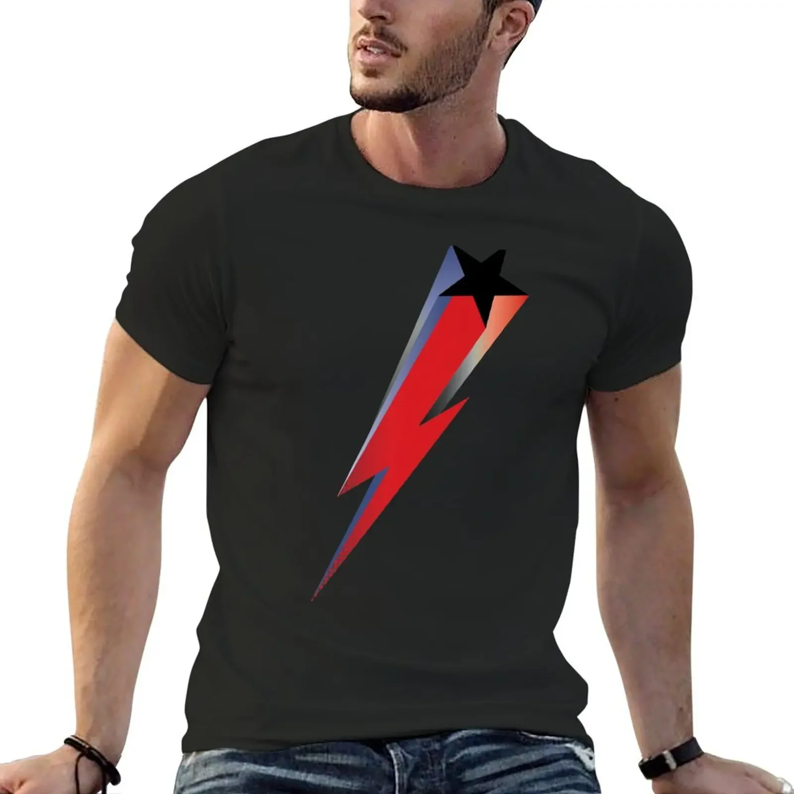 

Lightning Bolt T-Shirt plain cheap stuff vintage clothes vintage plain black t shirts men