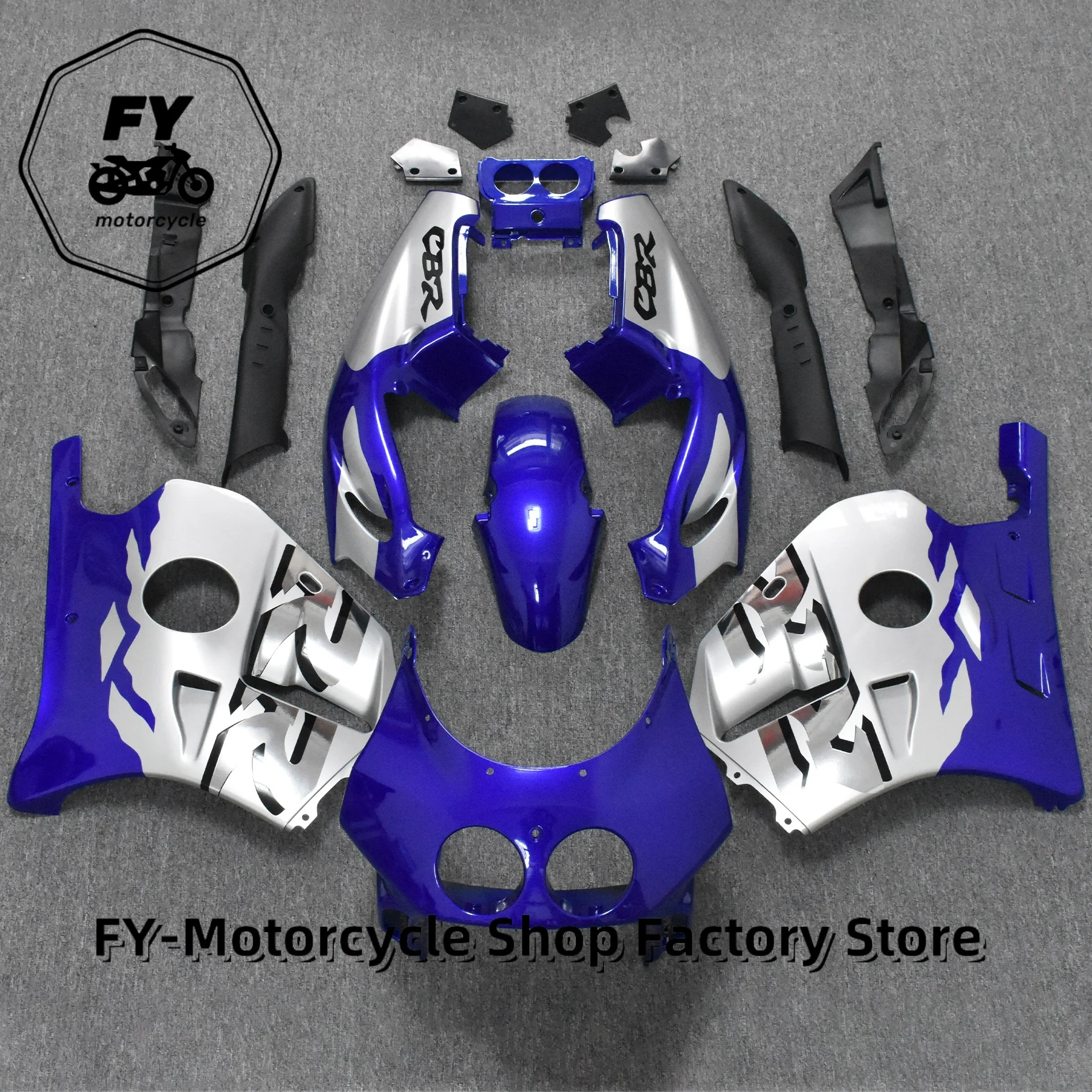 

Motorcycle Fairings Kits For Honda CBR250rr 1990-1994 NC22 CBR 250 RR MC22 CBR250 RR 1993 Full Fairings Set White Black