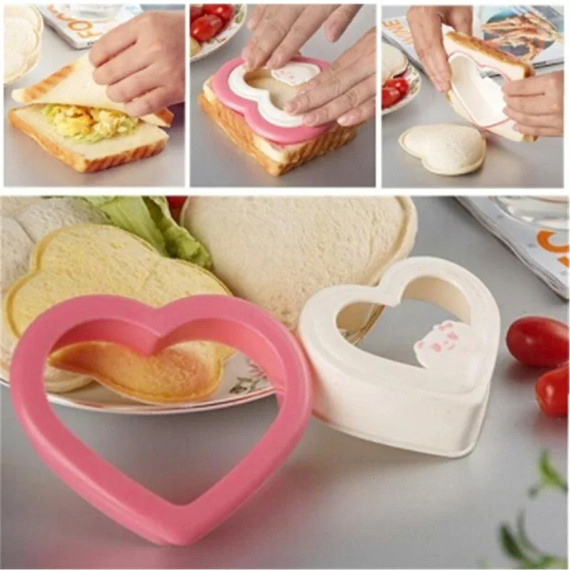 Cute Sandwich Mould Rabbit Flower Panda shaped Bread CakeBiscuit Embossing Device Crust Cookie Cutter Baking Pastry Tools Cake