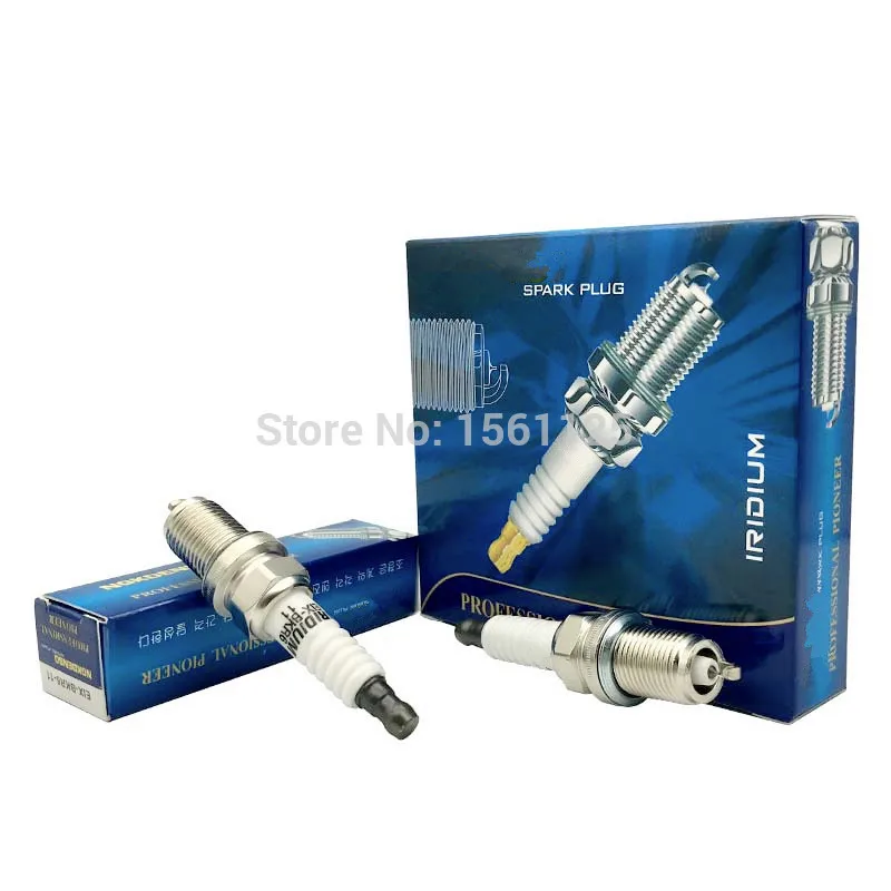 4pcs IRIDIUM Spark Plug EIX-BKR6-11 for fx35 ls430 caldina kia soul gmc lpg chevrolet aveo geely mk celica BKR6EIX-11 K5RIU-11