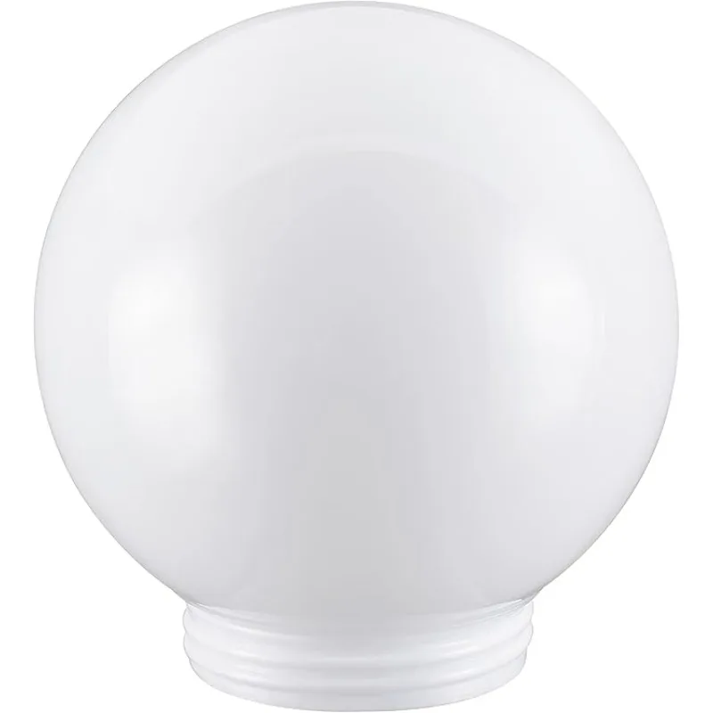 1pc White Acrylic Replacement Globe - Cover for Ceiling, Wall Fixtures, Lamp Posts, or Streetlights, Width 5.9