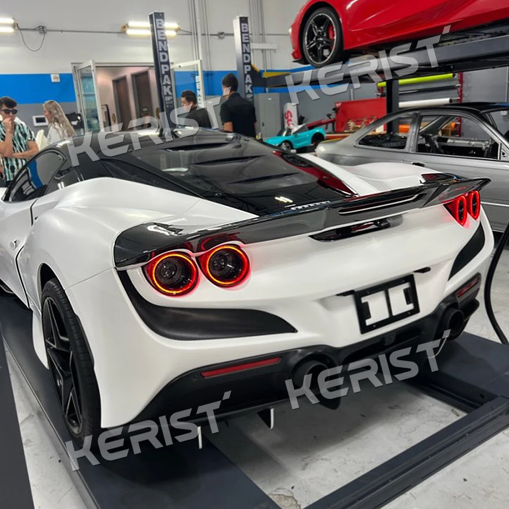 

Rear Trunk Wing Spoiler Lip for Ferrari F8 2019-2020 Spoiler Lip Styling Kit Carbon Fiber