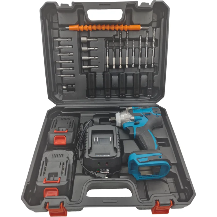 hit productElectric Impact Wrench 400 Nm Heavy Duty Torque Wrench Handheld High Torque Cordless Brushless Motor 48V Drill