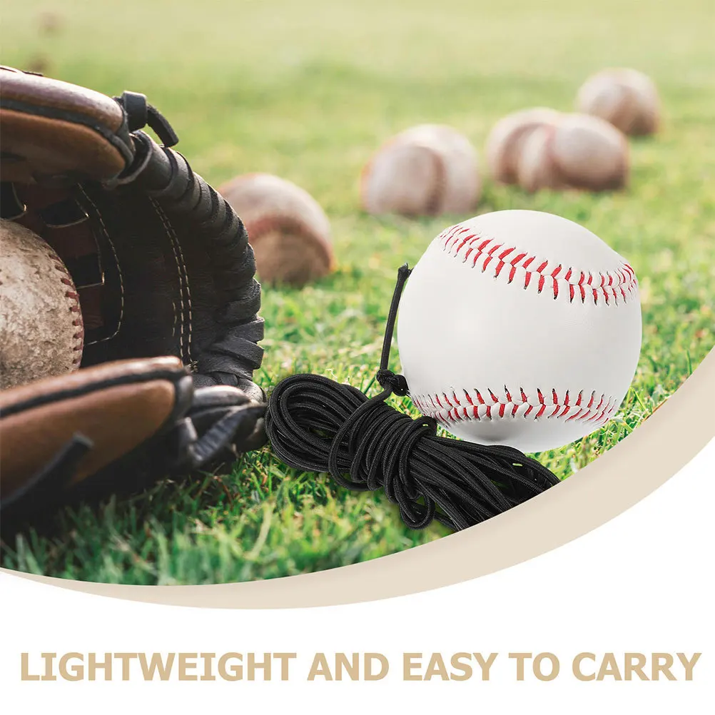 1 مجموعة 1 مجموعة المحمولة البيسبول التدريب الفرقة ل رمي سوينغ المدرب مطاطا حبل المقاومة العصابات معدات ممارسة البيسبول