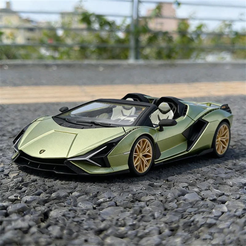 

Модель спортивного автомобиля SIAN 1:18, литая металлическая модель гоночного автомобиля для трека, высокодетализированная коллекционная модель, игрушка для детей, подарок