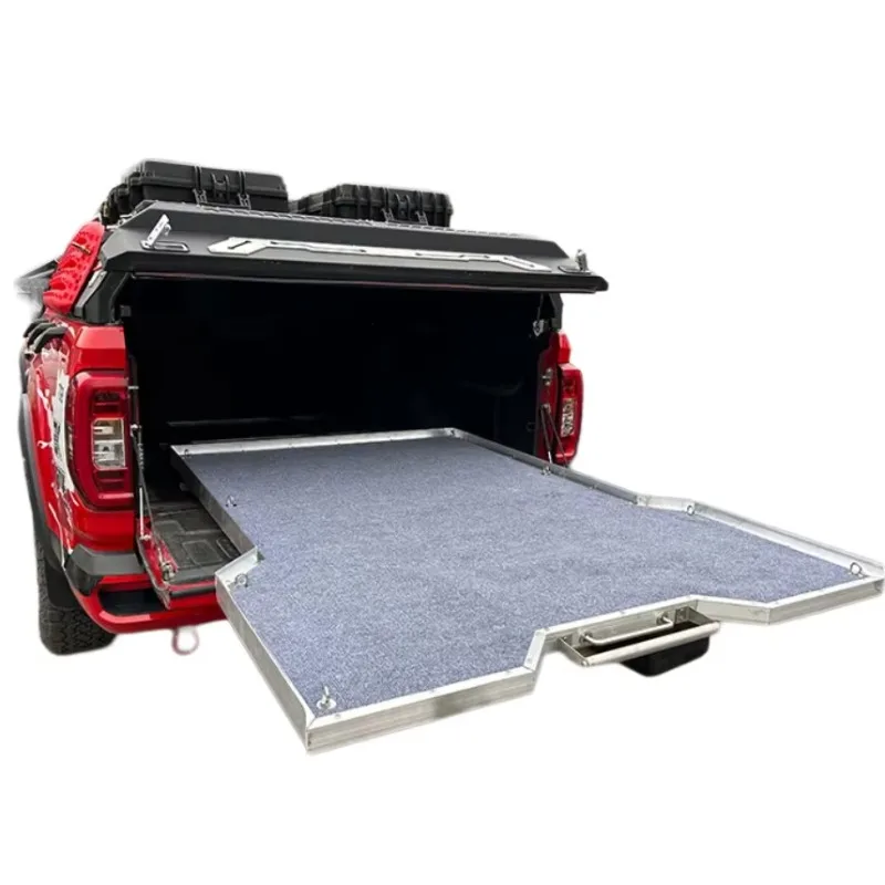 

2026 Apollo new model4x4 Pickup Cargo Drawers Slide Tray Steel Truck Bed Slide Tray Split or Integral Slide Tray